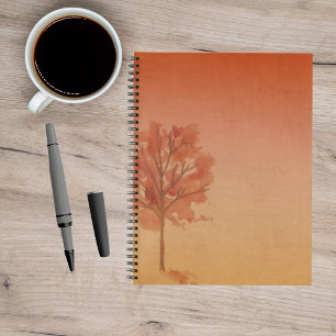 Watercolor Autumn Day Journal Notizblock