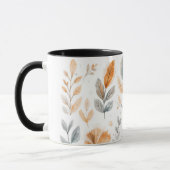 Watercolor Autumn Leaves-Minimal Boho Botanicalart Tasse (Links)
