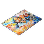 Watercolor - Autumn Leaves Notizblock (Linke Seite)