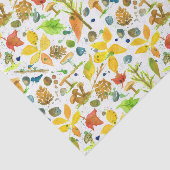 Watercolor Autumn Leaves Seidenpapier (Ausschnitt)