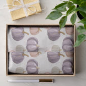 Watercolor Autumn Pumpkin Pattern Fall Decoupage Seidenpapier (Geschenk)