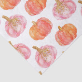 Watercolor Autumn Pumpkin Pattern Fall Decoupage Seidenpapier (Ausschnitt)