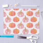 Watercolor Autumn Pumpkin Pattern Fall Decoupage Seidenpapier (Handwerk)