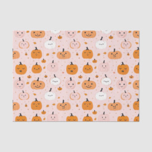 Watercolor Autumn Pumpkin Pattern Fall Decoupage Seidenpapier