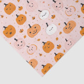 Watercolor Autumn Pumpkin Pattern Fall Decoupage Seidenpapier (Ausschnitt)