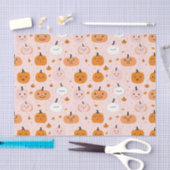 Watercolor Autumn Pumpkin Pattern Fall Decoupage Seidenpapier (Handwerk)