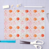 Watercolor Autumn Pumpkin Pattern Fall Decoupage Seidenpapier (Handwerk)