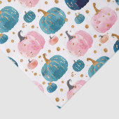 Watercolor Autumn Pumpkin Pattern Fall Decoupage Seidenpapier (Ausschnitt)