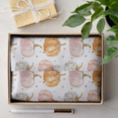 Watercolor Autumn Pumpkin Pattern Fall Decoupage Seidenpapier (Geschenk)