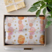 Watercolor Autumn Pumpkin Pattern Fall Decoupage Seidenpapier (Geschenk)