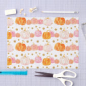 Watercolor Autumn Pumpkin Pattern Fall Decoupage Seidenpapier (Handwerk)