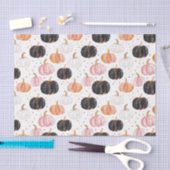 Watercolor Autumn Pumpkin Pattern Fall Decoupage Seidenpapier (Handwerk)