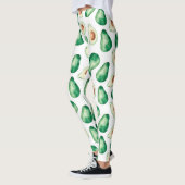 Watercolor Avocado Pattern Leggings (Links)