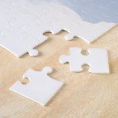 Watercolor Azawakh Snowy Stone Arch Christmas Puzzle (Seite)