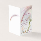 Watercolor Baby Birth Announccard (Vorderseite)