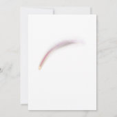 Watercolor Baby Birth Announccard Einladung (Rückseite)