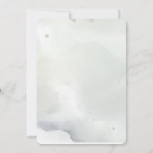 Watercolor Baby Deer Green 1. Einladung (Rückseite)