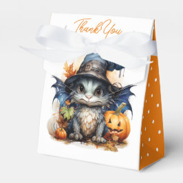 Watercolor Baby Dragon Halloween Party Geschenkschachtel