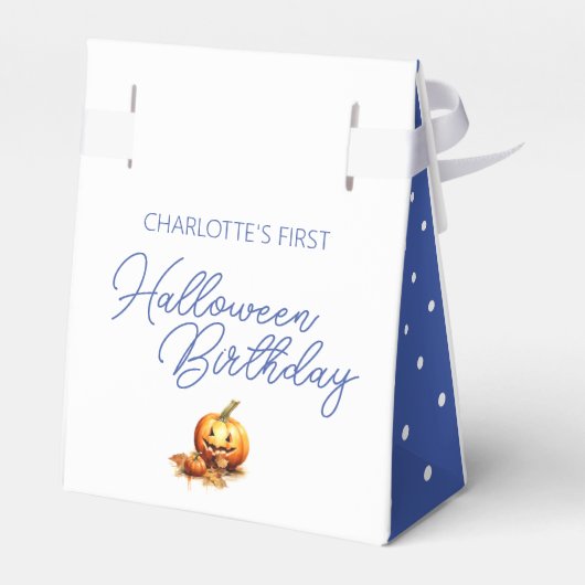 Watercolor Baby Dragon Halloween Party Geschenkschachtel (Rückseite)