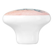 Watercolor Baby Elephant texturiert   Keramikknauf (Seitenansicht)