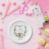 Watercolor Baby es kalt draußen Babydusche Pappteller (Party)