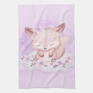 Watercolor Baby Fox Liebhaber   Geschenk für Baby Geschirrtuch