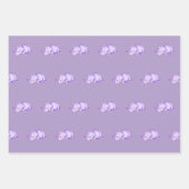 Watercolor Baby Hippo Geschenkpapier Set (Vorderseite 3)