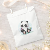 Watercolor Baby Panda Geschenktütchen (Ausgeschnitten)
