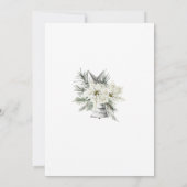 Watercolor Baby seine kalte Außendusche Einladung (Rückseite)