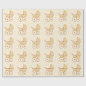 Watercolor Baby Showpapier Geschenkpapier (Flach)