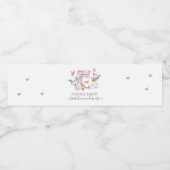 Watercolor Bakery Standmischer Wasserflaschenetikett (Einzelnes Label)