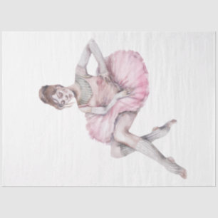 Watercolor Ballerina Serie Design 25 Tissue Paper Seidenpapier