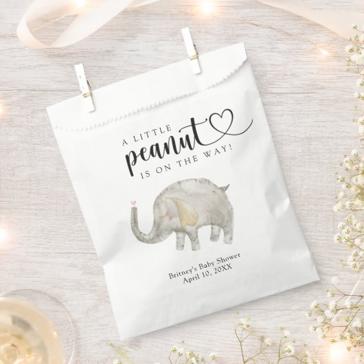 Watercolor-Ballon-Elefant Geschenktütchen (Ausgeschnitten)