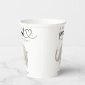 Watercolor-Ballon-Elefant Pappbecher (Rechts)