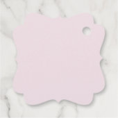 Watercolor Balloons Vielen Dank Geschenkanhänger (Rückseite)