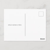 Watercolor Bären elegant Danke Karte (Rückseite)