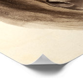 Watercolor Barn Animals | Horse Poster (Ecke)