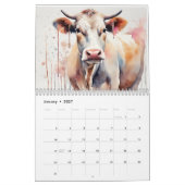 Watercolor Barnyard Friends Kalender (Jan 2027)