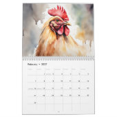 Watercolor Barnyard Friends Kalender (Feb 2027)