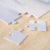 Watercolor Basenji Townhouse Christmas Holiday Puzzle (Seite)