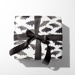 Watercolor Bats Wrapping Paper Geschenkpapier