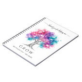 Watercolor-Baum-Lehrer-Dankeschön Notizblock (Linke Seite)