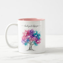 Watercolor-Baum-Lehrer-Dankeschön
