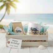 Watercolor Beach Crab, custom Kaffeetasse