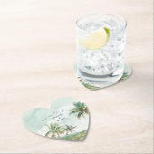 Watercolor Beach Hochzeitsheiz Untersetzer (Vor Ort)