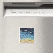 Watercolor Beach Magnet (In Situ (Geschirrspüler))