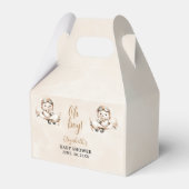 Watercolor Bear Baby Shower party Geschenkschachtel (Vorderseite)