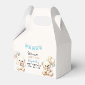 Watercolor Bear Baby Shower party Geschenkschachtel (Vorderseite)