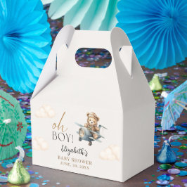 Watercolor Bear Baby Shower party Geschenkschachtel