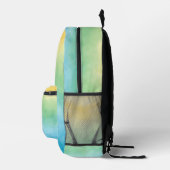 watercolor bedruckter rucksack (Rechts)